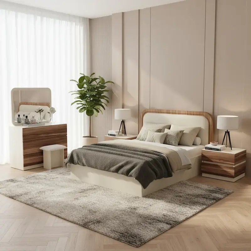 سرویس خواب دو نفره مدل آوین