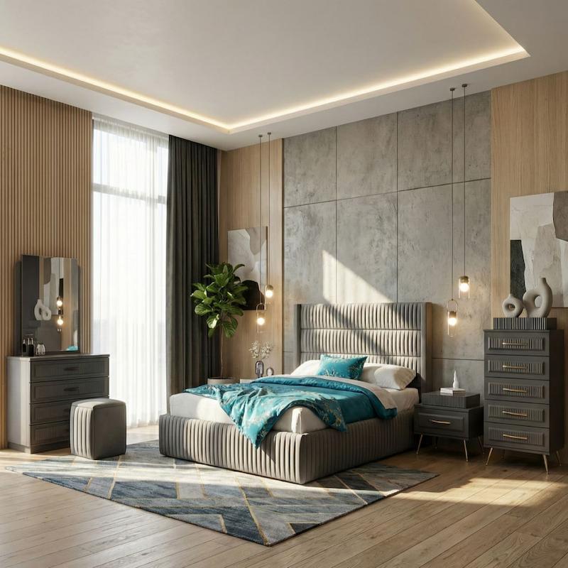 سرویس خواب دو نفره مدل برلین