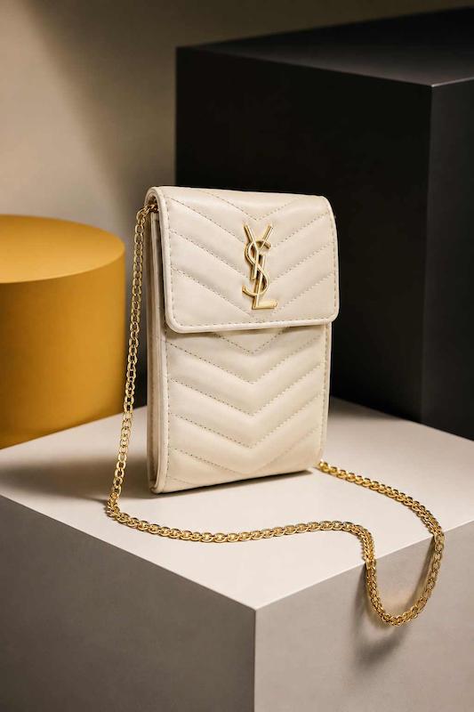  کیف پاسپورتی مدل ((YSL Chevron )) کد (30435)