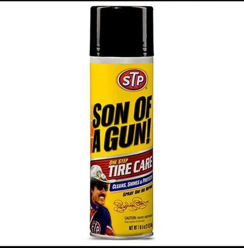 اسپری تمیز کننده لاستیک خودرو اس تی پی مدل Son of a Gun