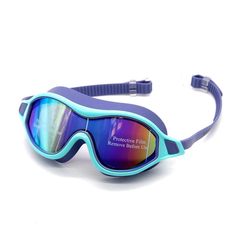 عینک شنا اسپیدو فریم بزرگ مدل 086m شیشه جیوه ای