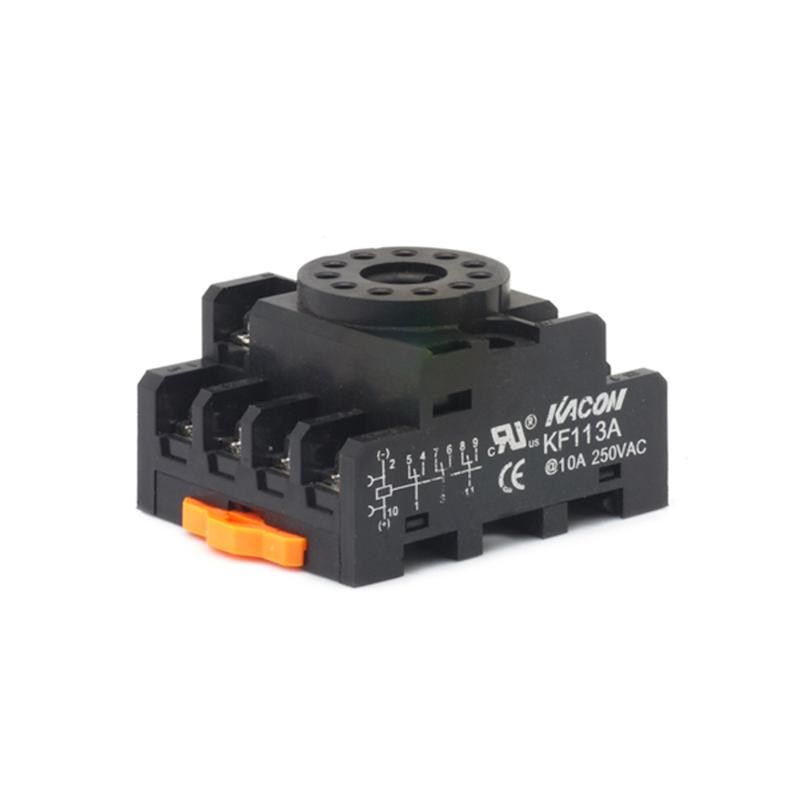 سوکت رله KACON یازده پایه سری KF113A