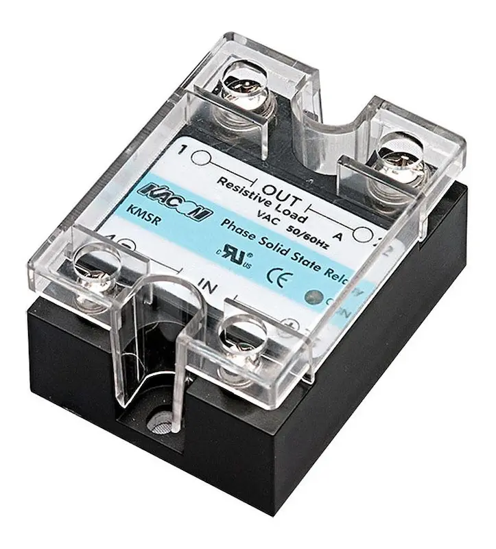 اس اس آر KACON تک فاز ولتاژ ورودی DC, ولتاژ خروجی AC و جریان خروجی 10 آمپر سری KMSR-DS0104