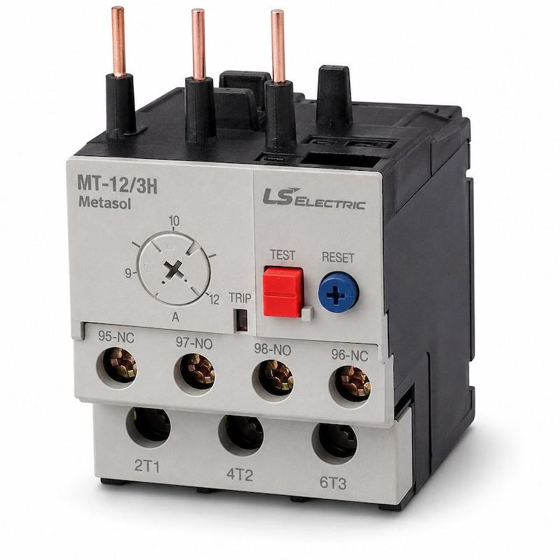 بیمتال LS برای کنتاکتور 6 آمپر تنظیم جریان 1/6 تا 2/5 سری MT-12/3H-1/6~2/5