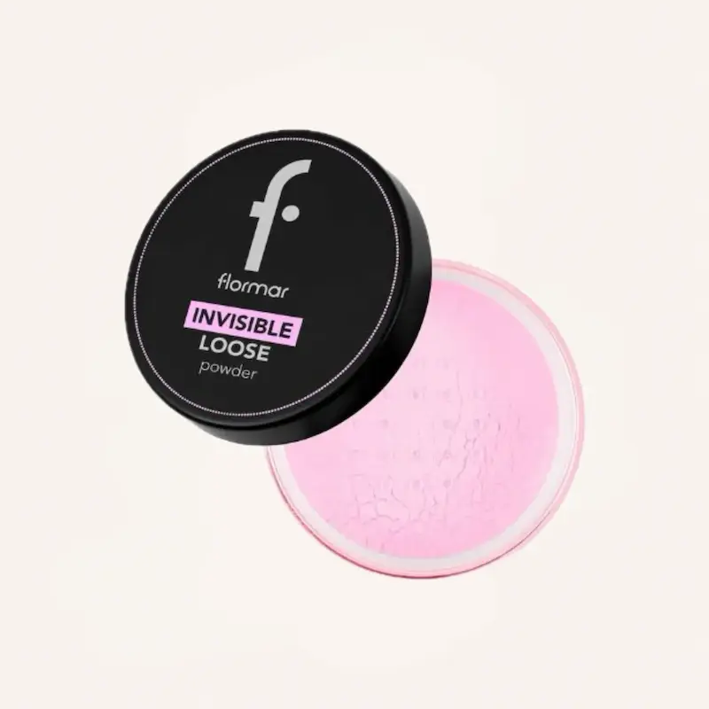 پودرفیکس صورتی فلورمار Invisible loose powder 