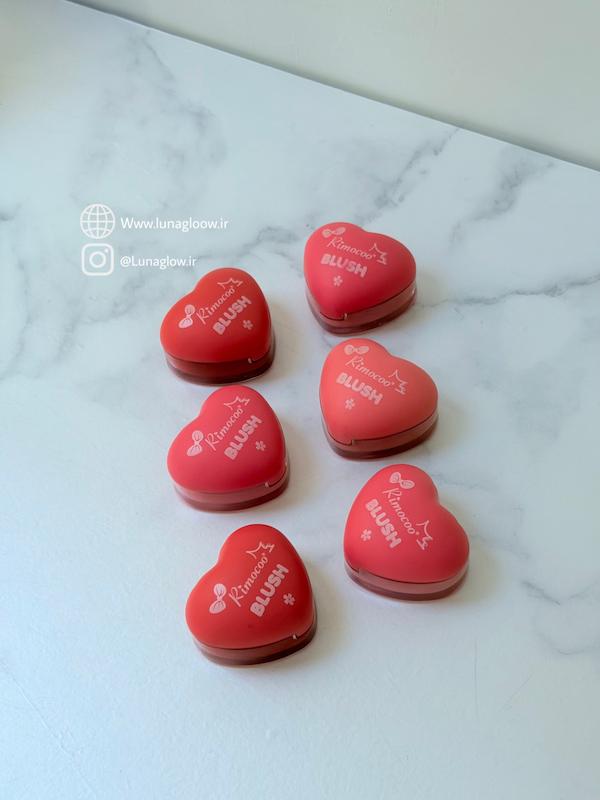 رژگونه - رژلب براش دار قلبی