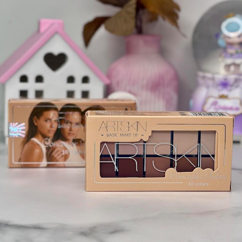 پالت کرمی کانتور و کانسیلر آرت اسکین