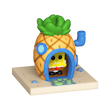 بیتی پاپ تاون باب اسفنجی-باب اسفنجی و خانه آناناسی Bitty Pop Towns Spongebob Squarepants-Sponebob Squarepants and Pineapple House