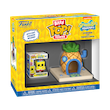 بیتی پاپ تاون باب اسفنجی-باب اسفنجی و خانه آناناسی Bitty Pop Towns Spongebob Squarepants-Sponebob Squarepants and Pineapple House