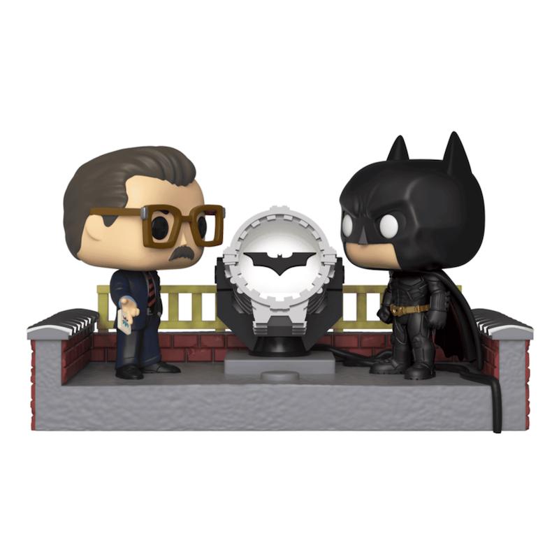 فانکو پاپ بتمن و کمیسر گوردون با بت سیگنال Batman-Batman and Commissioner Gordon Batman Begins (291)