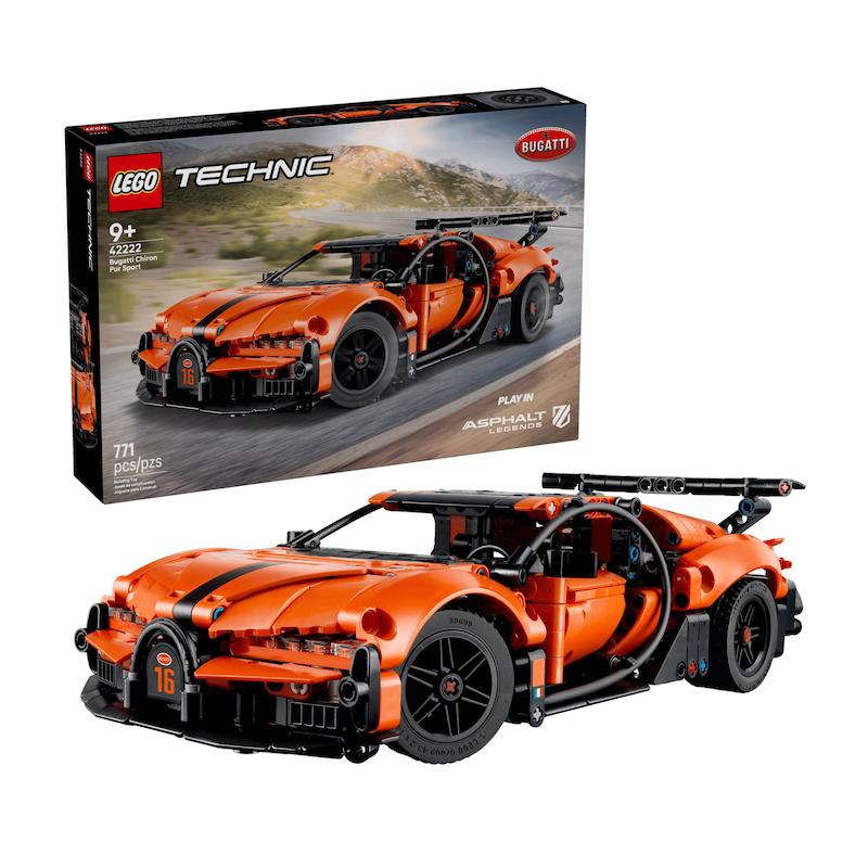 ست لگو تکنیک بوگاتی شیرون Lego Technic - Bugatti Chiron Pur Sport Hypercar (42222)