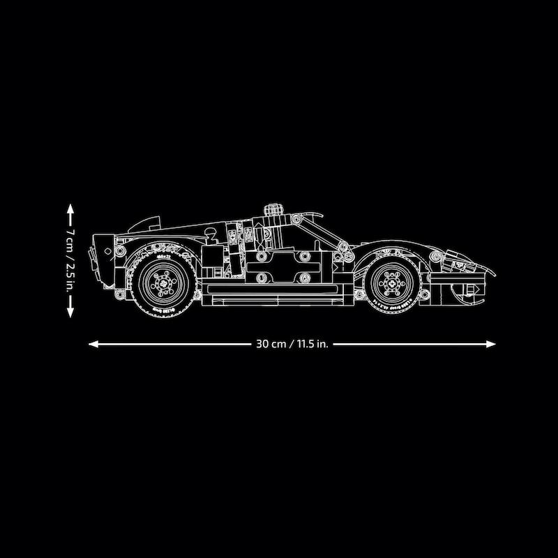 ست لگو تکنیک فورد جی تی 40 مدل 1966 Lego Technic - 1966 Ford GT40 MKII Race Car (42223)