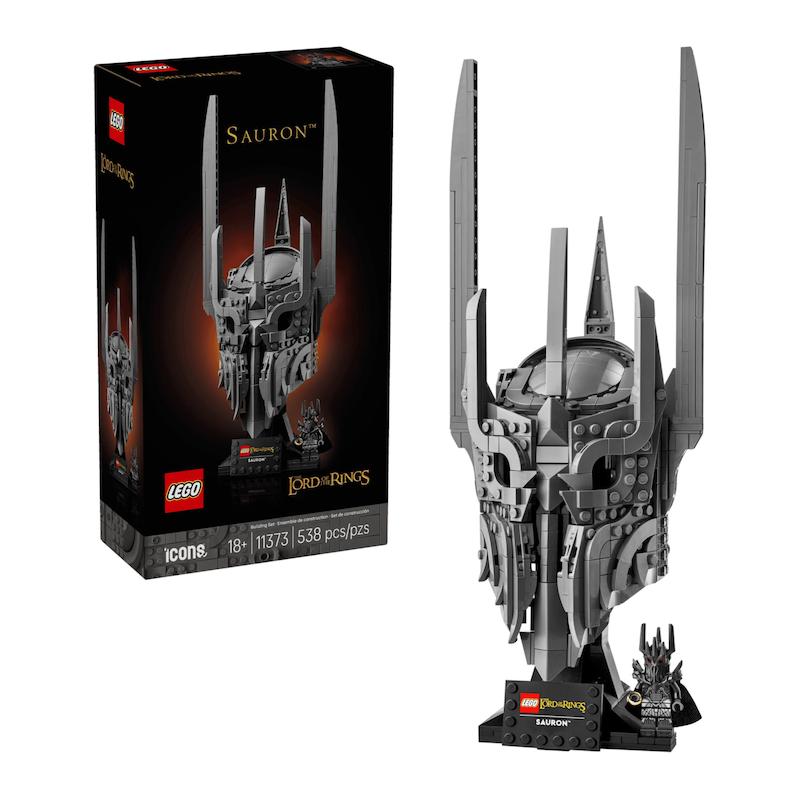 ست لگو ارباب حلقه ها مجسمه سائورون Lego Lord of the Rings - Sauron's Helmet (11373)