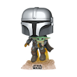 فانکو پاپ مندلورین با بیبی یودا Star Wars-The Mandalorian with The Child (402)