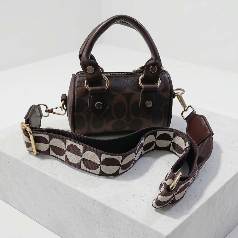 کیف مینی بگ دستی و رو دوشی زنانه طرح coach کد ۲۶۰۵۱۱۴