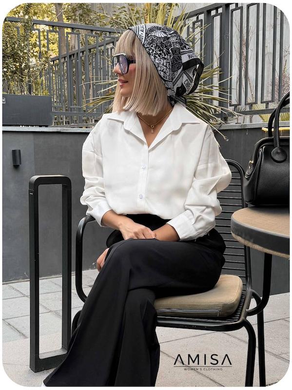 مینی اسکارف مدل فلامینگو کد 4042026113