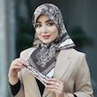  اسکارف ابریشم مدل جنگل کد 2605123