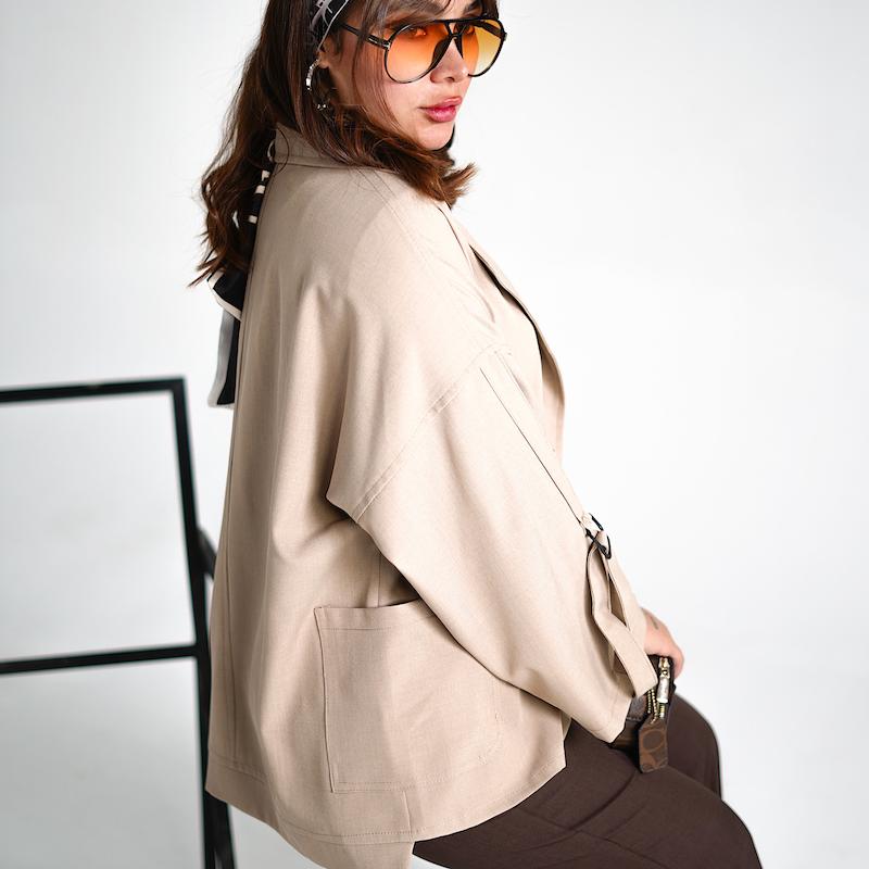 مانتو  آستین بندی آمیسا 4042026107