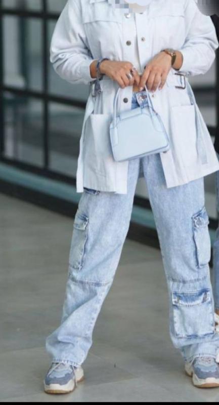 شلوار جین آبی 