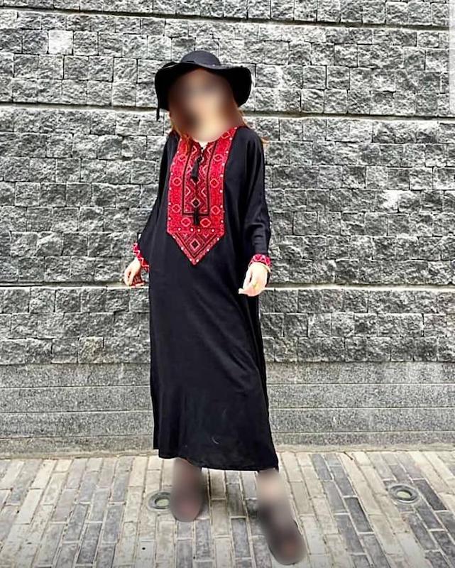 ساحلی یقه سنتی گلدوزی شده