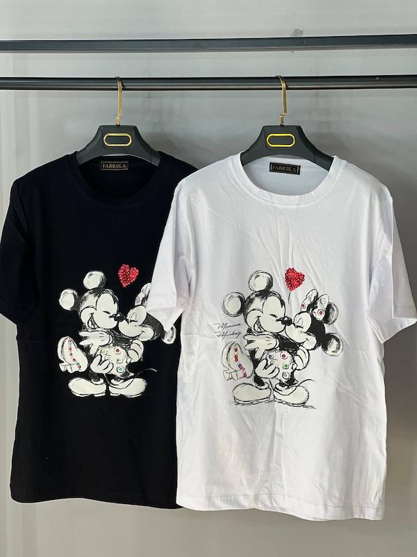 تیشرت میکی نگین دار