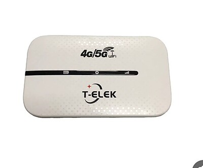 مودم سیمکارتی جیبی  4G-5G wifi LTE مدل T-ELEK 300mbps  آکبند 