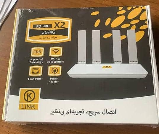 مودم سیمکارتی کالینکFD i40 x2 چهار آنتن 4G LTE cat4 