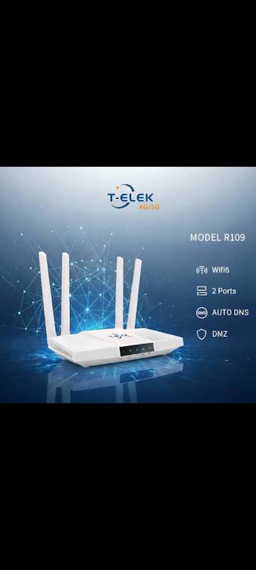 مودم سیمکارتی 4G LTE  T-ELEK  R109 نسل 6 کیفیت عالی قابلیت Dmz و Dns