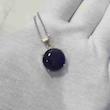 گردنبند نقره با سنگ آمیتیست (بدون زنجیر)