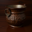 گلدان مسی گوشواره‌دار کد ۱۸