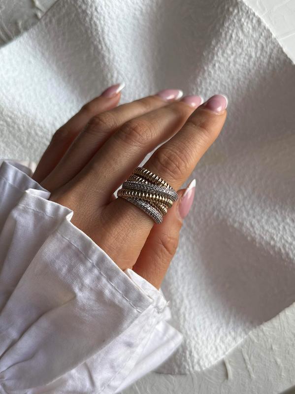 انگشتر طرح طلا