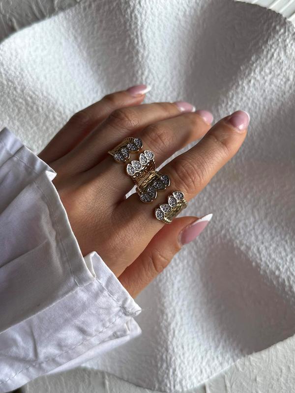 انگشتر طرح طلا