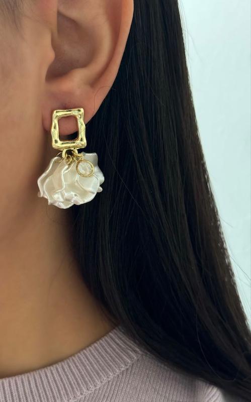 کوشواره صدفی