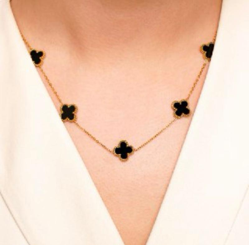 گردنبند استیل ونکلیف ۵گل