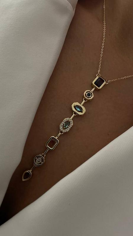 گردنبند مولتی کالر