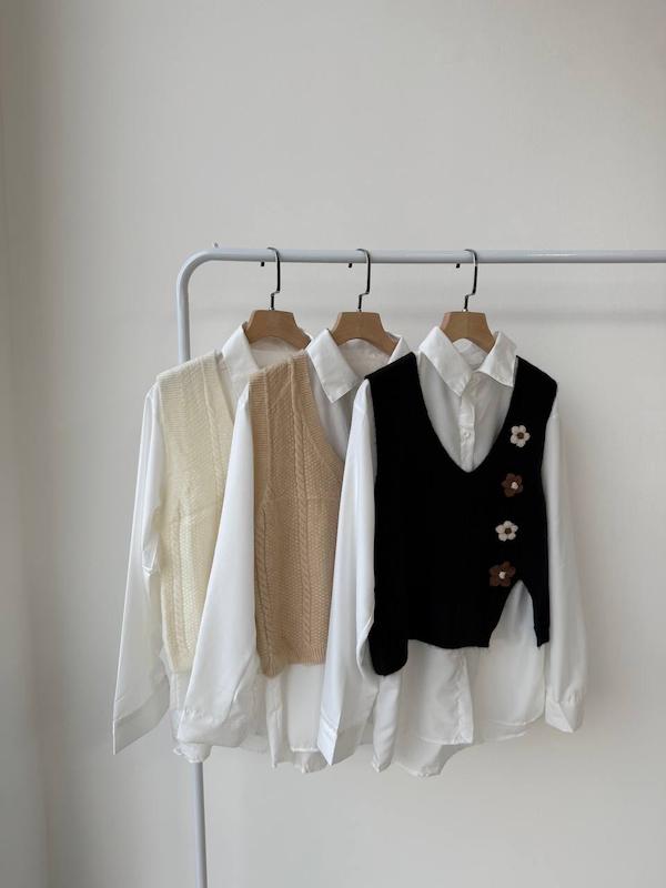 ژیله بافت گل + شومیز