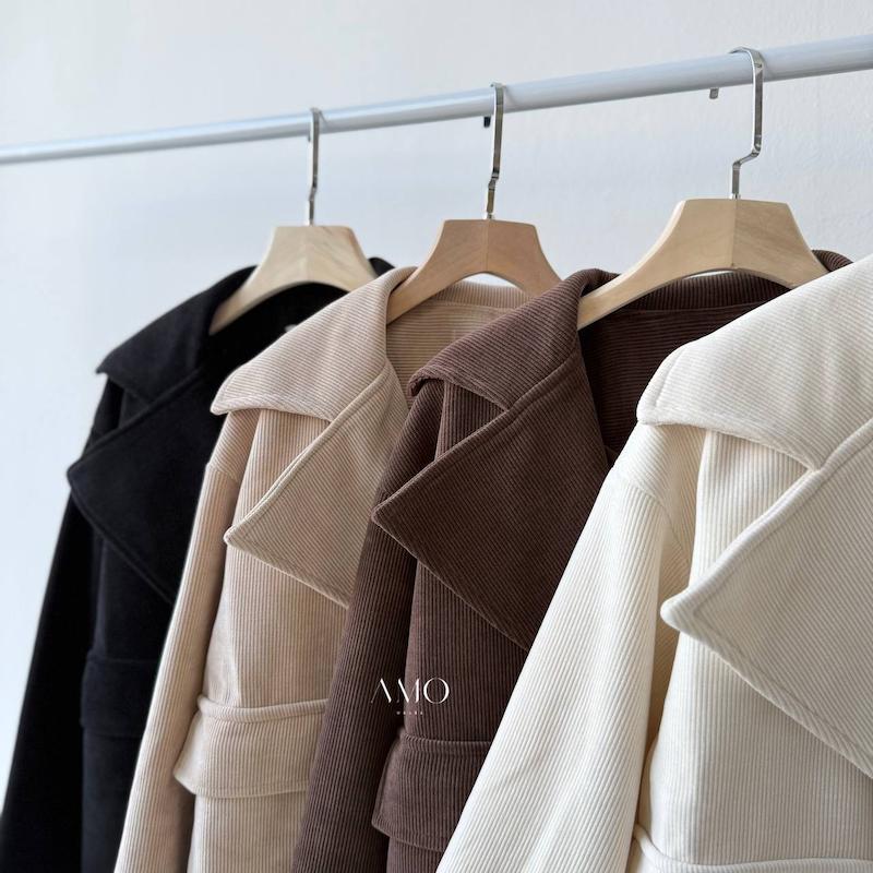 کت مخمل راه راه