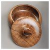 کاسه چوبی خراطی میوه خوری چوب گردو 