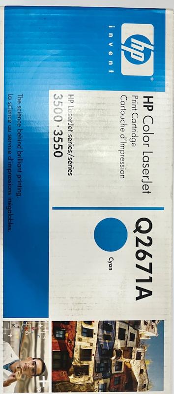 کاتریج پرینتر لیزری آبی HP Q2671A 