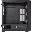 کیس کامپیوتر لاجی‌کی C484B ARGB Mid Tower مشکی