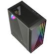 کیس کامپیوتر لاجی کی C481B RGB Mid Tower مشکی