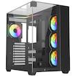 کیس کامپیوتر لاجی کی C714B ARGB Mid Tower مشکی