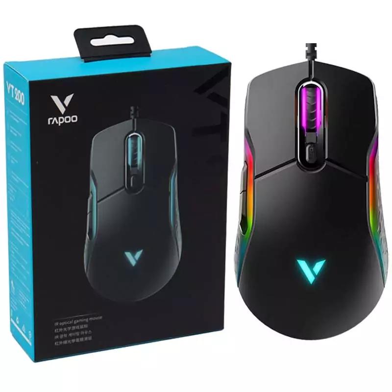 ماوس سیم دار رپو مدل RAPOO VT200 مشکی