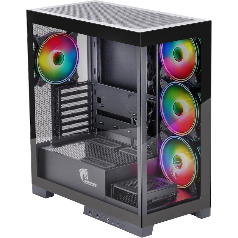 کیس کامپیوتر گرین GRIFFIN G8 RGB Mid Tower مشکی