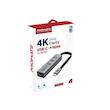 هاب USB-C پرومیت مدل MediaHub-C3 | هاب Type-C با 3 پورت USB 3.0 و خروجی HDMI 4K
