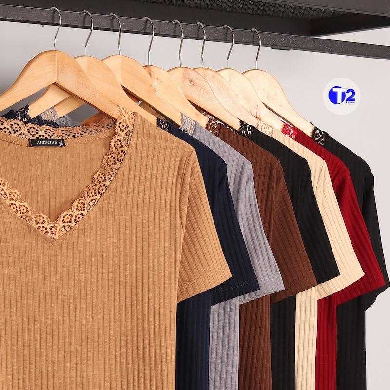 تیشرت یقه گیپور