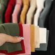 بلوز یقه اسکی آستین بلند کبریتی زنانه-7