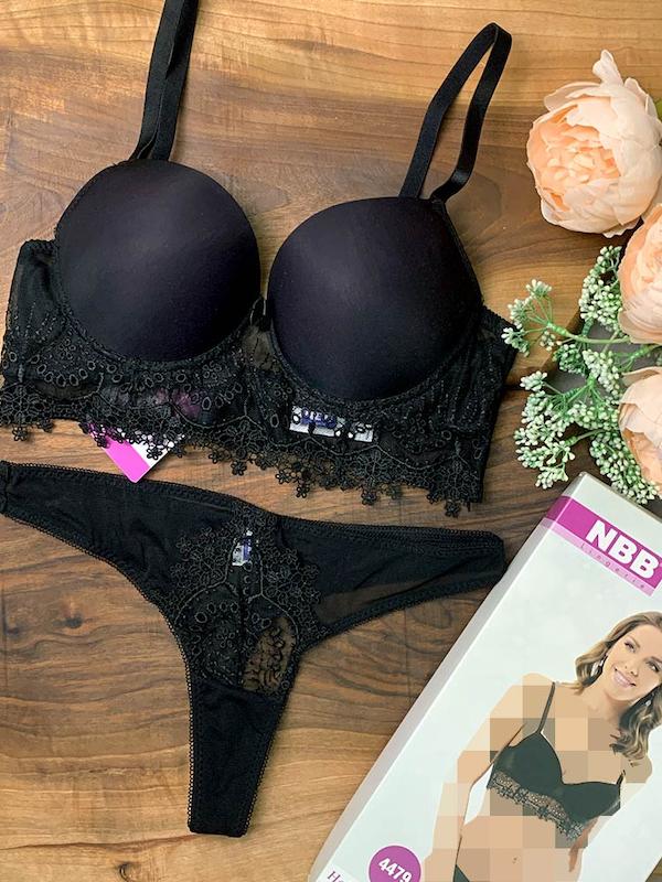 ست سوتین شورت ابر و فنردار NBB 4479