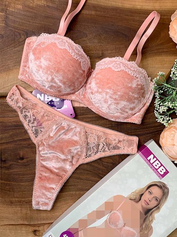 ست سوتین شورت ابر و فنردار NBB 4657