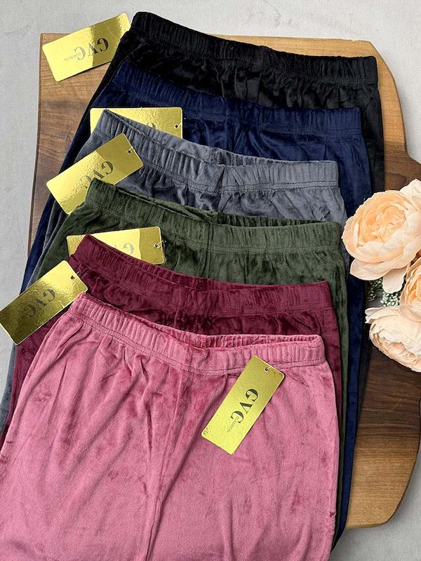 لگ مخمل ساده زنانه GVC